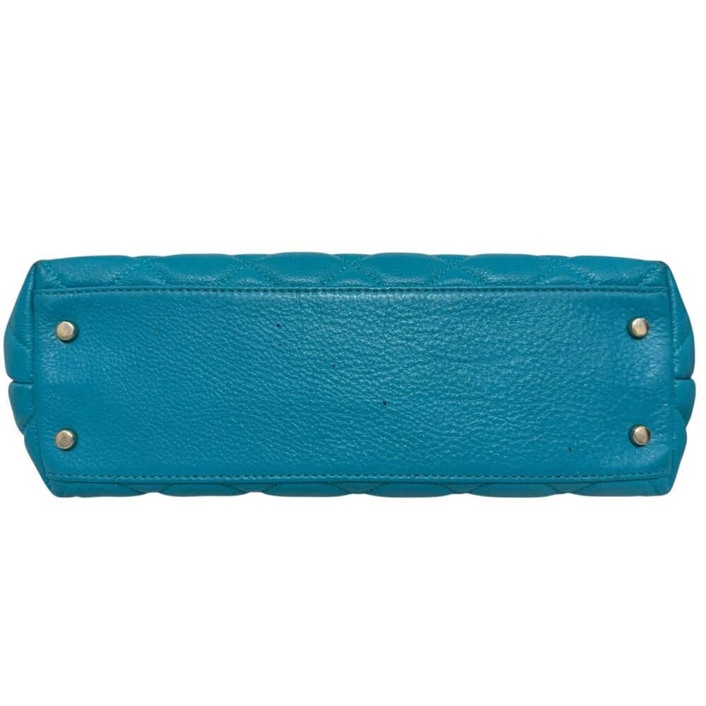 Kate Spade Gold Coast Small Maryanne Quilted Mid Teal Leather bag - Picture 5 of 16